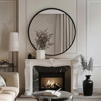 Sunniry Round Mirror 30 inch, Large Round Mirror, Circle Mirrors - Image 4