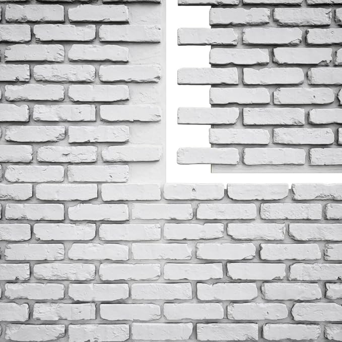 EverStone Aged Brick Faux Brick Panel, 46 7/8"W x 27"H x 1 1/4"D - Image 9