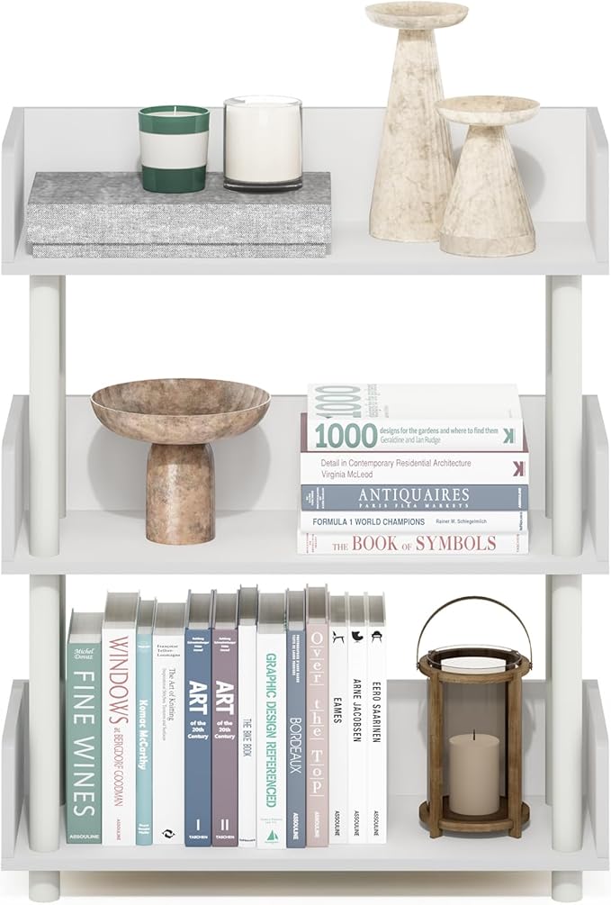Furinno Turn-N-Tube Display Shelf, 3-Tier Storage Shelves - Image 4
