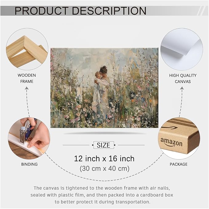 Nature Flower Poster Vintage Botanical Floral Wall Art Antique Cottagecore - Image 2