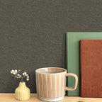 Blended Brown Peel and Stick Wallpaper Slight Velvety Feeling Woven Fabric - Image 5