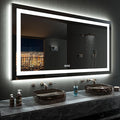 LOAAO 60”X30“ RGB LED Bathroom Mirror by LOAAO