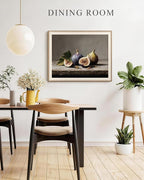VIYYIEA Framed Wall Art for Living Room, Still Life Fig Canvas Prints, Rustic - Image 2