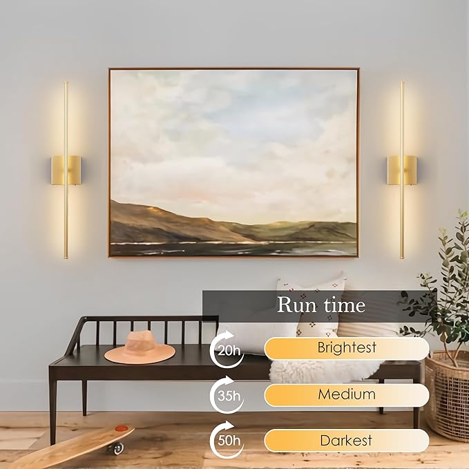 KARTOOSH Battery Operated Wall Sconces - Image 4