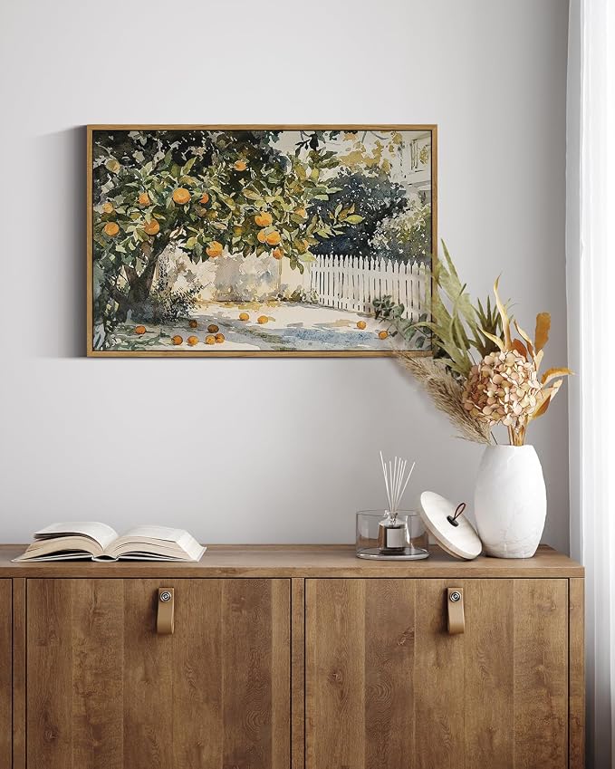 InSimSea Framed Canvas Wall Art Vintage Decor, Classic Rustic Farmhouse Wall - Image 2