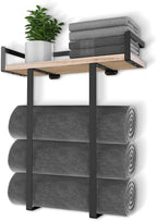 Xstydes Towel Racks for Bathroom Wall Mounted, Metal Towel Holder - Image 8
