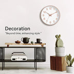 Roymnie Wall Clock 12 Inch Silent Wall Clocks Battery Operated- Modern Non - Image 6