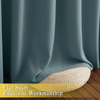 NICETOWN Blackout Curtain for Sliding Door, Patio Door Curtains, Grommet - Image 7