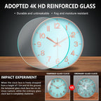 Wall Clocks Battery Operated, 12 Inch Non Ticking Digital Wall Clock, Silent - Image 5