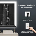 2 Pack 24“ x 36” LED Bathroom Mirror LED Mirror - Image 6