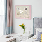 Large Cork Board with Linen, Picture Display Vision Board Corkboards - Image 8
