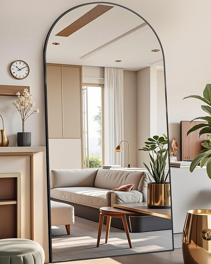 DMWOODFL 71"x30" Arched Full Length Mirror - Image 6