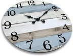 JoFomp 16 Inch Wall Clocks Battery Operated, Silent Non Ticking Wall Clock Wood - Image 5