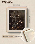 VIYYIEA Framed Wall Art for Living Room, Butterfly Canvas Prints, Vintage Home - Image 2
