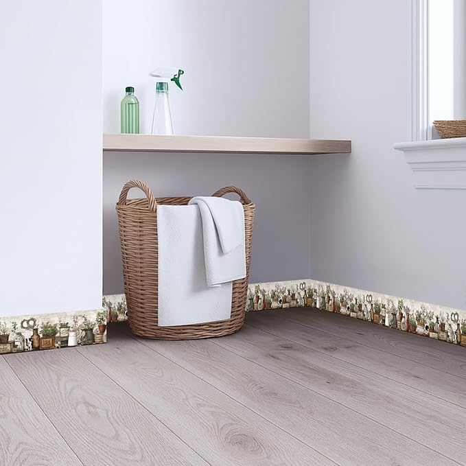 Farmhouse Peel and Stick Wallpaper Border - Image 4