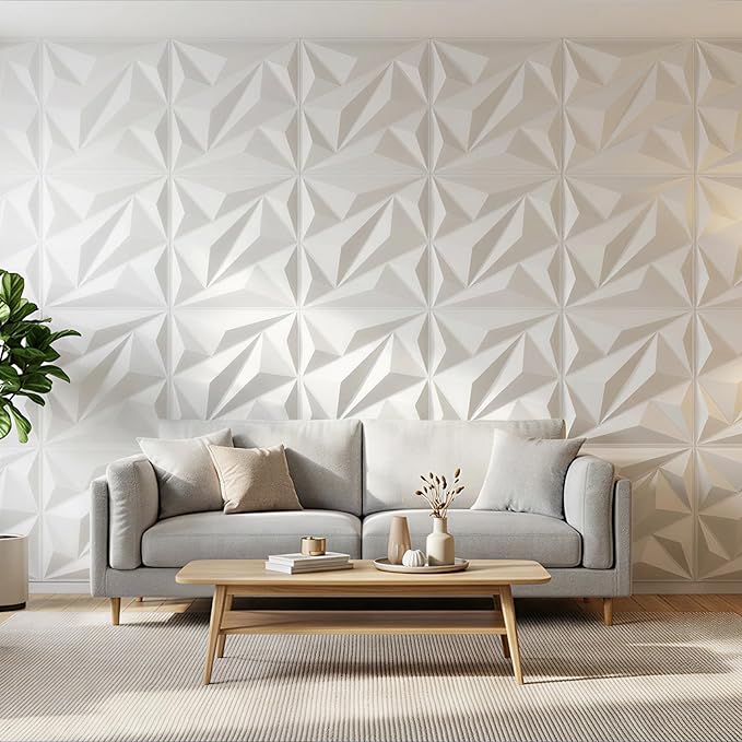 3D Wall Panel Diamond for Interior Wall Decor, Waterproof, Heat Resistant PVC - Image 6