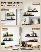 WALI Floating Shelves for Wall, 1 Tier Bathroom Storage Shelf Over Toilet - Image 3