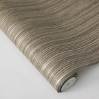 Tempaper Metallic Bronze Faux Grasscloth Removable Peel and Stick Wallpaper - Image 5