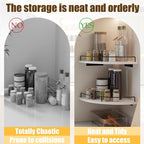 Corner Floating Shelves, Rustic Brown Wood, Wall Mount Storage - Image 8