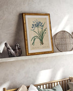InSimSea Gold Bamboo Framed Canvas Wall Art, Retro Lily Botanical Prints - Image 7