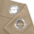 LEMOMO Blackout Curtains 52 x 108 inch/Natural Curtains Set of 2 Panels/Thermal - Image 5