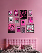 KBKBART Mcbling Y2k Room Decor Aesthetic, Early 2000s Room Decor, Hot Pink Wall - Image 5