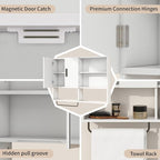 Medicine Cabinet, Wooden Bathroom Wall Cabinet - Image 4