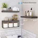 QEEIG Bathroom Shelves Over Toilet - Image 3