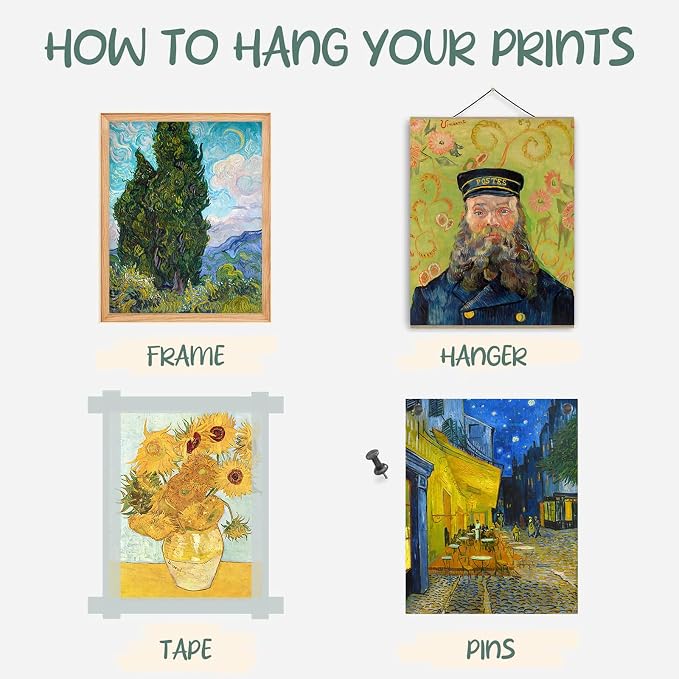 KBKBART Vintage Eclectic Wall Art Prints Set of 12, Abstract Eclectic Wall - Image 3