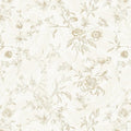Ismoon Floral Peel and Stick Wallpaper Vintage Beige Stick on Wall Paper French by Ismoon