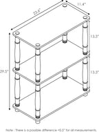Furinno Turn-N-Tube 3-Tier Compact Multipurpose Shelf Display Rack - Image 3