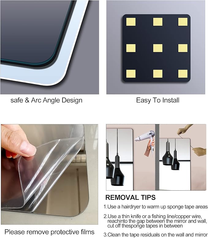 Shatterproof Wall Mirror Full Length - Image 4