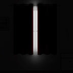 LEMOMO Red Blackout Curtains 34 x 54 Inch Length/Set of 2 Curtain - Image 3
