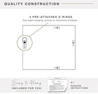 MCS Simplicity 21.5x25.5 Large Wall Mirror, Vertical & Horizontal Wall Hanging - Image 4