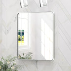 Keonjinn 16 x 20 Inch Brushed Nickel Bathroom Mirrors by Keonjinn
