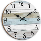 CHYLIN Wall Clock 12 Inch Bathroom Clock, Rustic Wall Clocks Battery Operated by CHYLIN