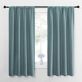 NICETOWN Greyish Blue Blackout Curtains Panels by NICETOWN