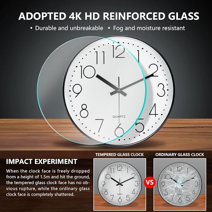 Modern Silent Wall Clock - Image 5