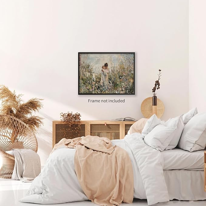 rumlud Country Flower Poster Vintage Nature Botanical Floral Wall Art Antique - Image 6