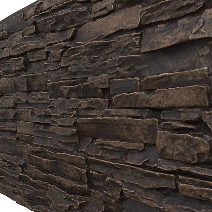 EverStone Canyon Ridge Faux Stone Panel, 45 3/4"W x 24 1/2"H x 1 1/4"D - Image 7