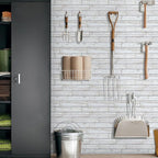 COMSTICKC Peel and Stick Faux Wood Wall Sticker Wall Panels, Not Real Wood - Image 8