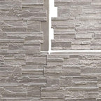 EverStone Cascade Faux Stone Panel, 48 5/8"W x 24 3/4"H x 1 1/4"D - Image 9