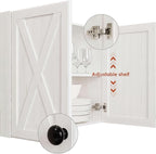 Furnaza Farmhouse Large Wall Cabinets - Image 5