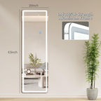 Koonmi LED Full Length Mirror, Lighted Floor Mirrors - Image 8