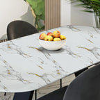 Abyssaly Marble Contact Paper for Countertops Gold Grey White Marble Peel and - Image 6