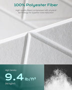 12-Pack Acoustic Panels, Peel & Stick Sound Proof Foam Panels - Image 3