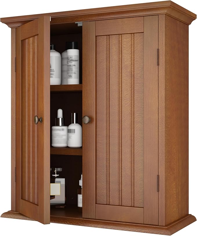 ChooChoo Bathroom Wall Cabinet, Over The Toilet Space Saver Storage Cabinet by ChooChoo
