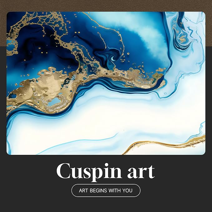 Large Framed Modern Elegant Abstract Wall Art - Image 7