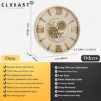 CLXEAST Mid Century Minimalist Modern Wall Clocks, 24 Inch Wall Clock - Image 4