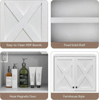 YOURLITE Laundry Cabinet, Medicine Cabinet, Bathroom Kitchen Storage Wall - Image 6